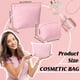 thumbnail image 2 of Set de bolsas de maquillaje Huhumy Cute Cosmetic Pouch para mujer (2 unidades), 2 of 7