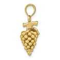 thumbnail image 6 of FJC Finejewelers 14k Yellow Gold 3d Grapes with Stem Leaf Charm, 6 of 6
