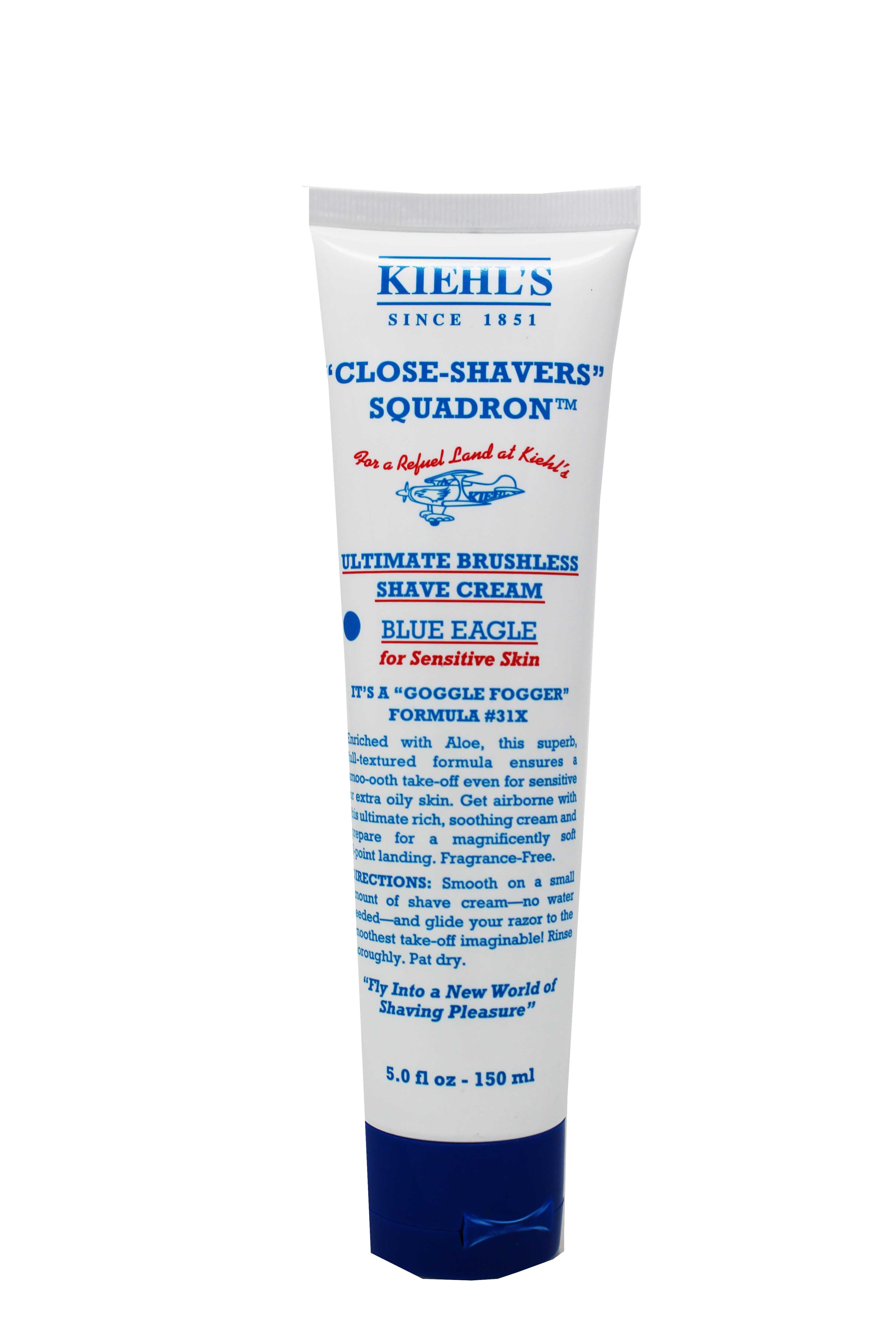 Kiehl's Close Shavers Squadron Ultimate Brushless Shave Cream 5.0oz