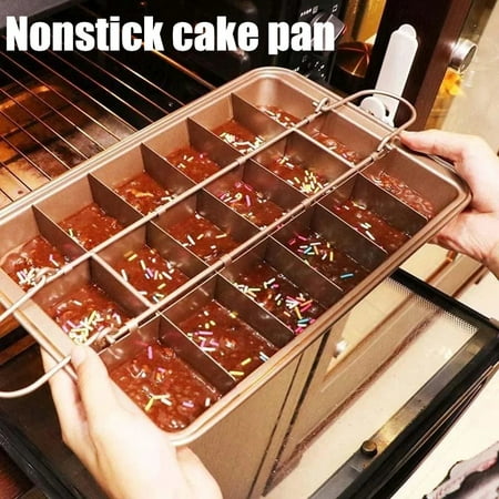 

Mittory Non-Stick Detachable Cake Pan Tin With Dividers Heavy-Duty Divided Tray Casual Multicolor #2780
