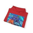 thumbnail image 4 of Dragon of Elements, Skate n' Surf wear hand drawn on a Hoodie Sweatshirt, 4 of 4