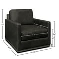 thumbnail image 2 of GTR Leather Monterrey 100% Top Grain  Modern Americana Loveseat, 2 of 9