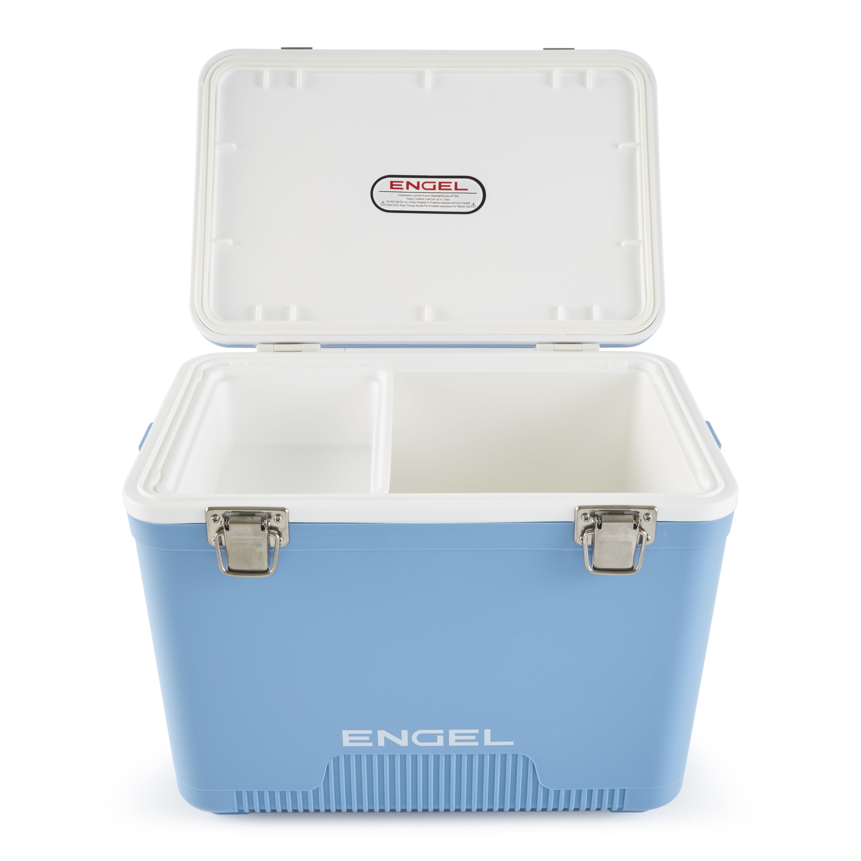 Engel 19 Quart Bait Dry Box Ice Cooler with Shoulder Strap, Arctic Blue (4  Pack)