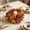 D, variant on 10 Inch Fall Maple Leaf Candle Ring Wreath with Pumpkin Sunflower Berries, Wire Frame Thanksgiving Halloween Pillar Candle Holder Ring for Farmhouse Table Mantel Kitchen Cabinet Centerpiece Decor