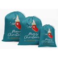 thumbnail image 1 of Darling Souvenir Blue Merry Christmas Custom Party Supplies Gift Pouches Favor&nbsp;Candy Bags&nbsp;15 Pieces, 1 of 5