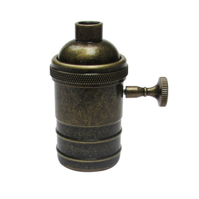Fiudx Lámpara Colgante Vintage de Cobre, Base de Rosca Segura, Construcción de Aluminio, Casquillo E27, Fácil Instalación, Acabado En Bronce Antiguo, Potencia de 250 V y 250 W, Iluminación Decorativa