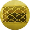 thumbnail image 1 of Ahgly Company Indoor Round Patterned Bright Gold Yellow Area Rugs, 8' Round, 1 of 6