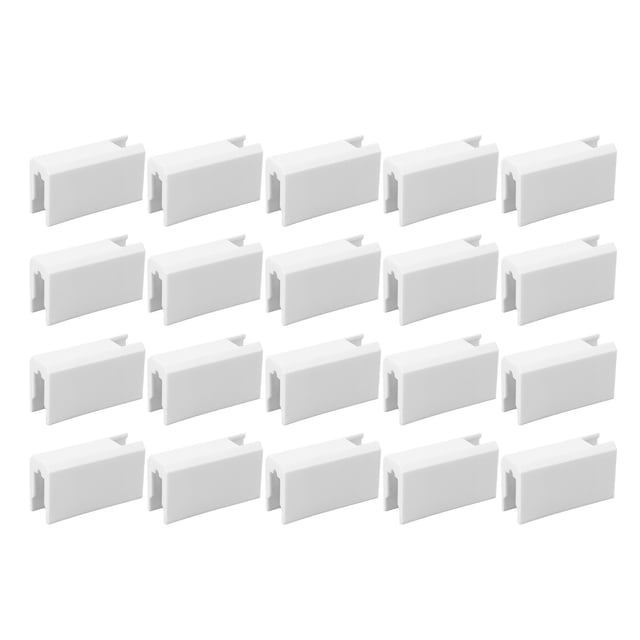 20Pcs Sliding Door Window Lock, Adjust Plastic Security Window Lock Stop Block Limit Safe Non Collision Accessories For Patio Bedroom