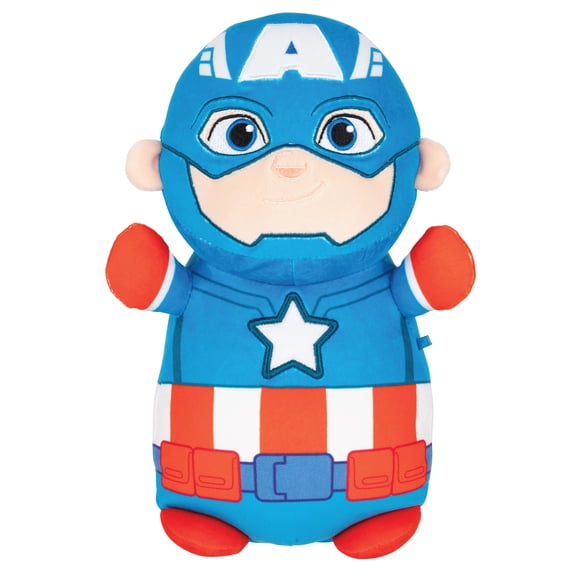 Squishmallows Official Hugmees Plush 10 inch Captain America - Childs Ultra Soft Stuffed Animal Toy