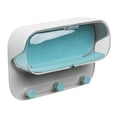 thumbnail image 3 of Organizador De Baño, Estantes Flotantes, Estante De Almacenamiento De Gafas Montado En La Pared, Sin Perforación Para Inodoro De Cocina Scienceny HA036864-00, 3 of 6