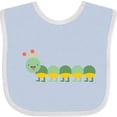 thumbnail image 3 of Inktastic Caterpillar 3 Boys or Girls Baby Bib, 3 of 4