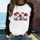 thumbnail image 1 of Pntutb Mujeres Otoño e Invierno Casual Navidad Impreso Cuello Redondo Manga Larga Jersey Blusa Sudadera tops Pntutb Pntutb-139, 1 of 5