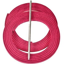 TOFL Baseball Glove Lace Repair Kit 2 Leather Laces Lacing Needle Pink 72" x 3/16"