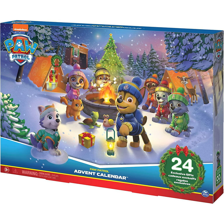 PAW PATROL Christmas Countdown Advent Calendar 6063791 Surprise Toys 