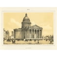 thumbnail image 3 of Anonymous 24x19 Black Modern Framed Museum Art Print Titled - The Pantheon, 3 of 5