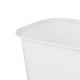 thumbnail image 5 of Sterilite Rectangular Wastebasket 9 Gal Open Top Trash Bin, 24 Pack, White, 5 of 5