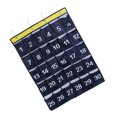 thumbnail image 2 of Nimomo Bolsa Colgante de 30 Bolsillos, Bolsa de Almacenamiento Duradera para Colgar en la Pared, Soporte para teléfono, Organizador Colgante con números, Azul Marino, 2 of 14