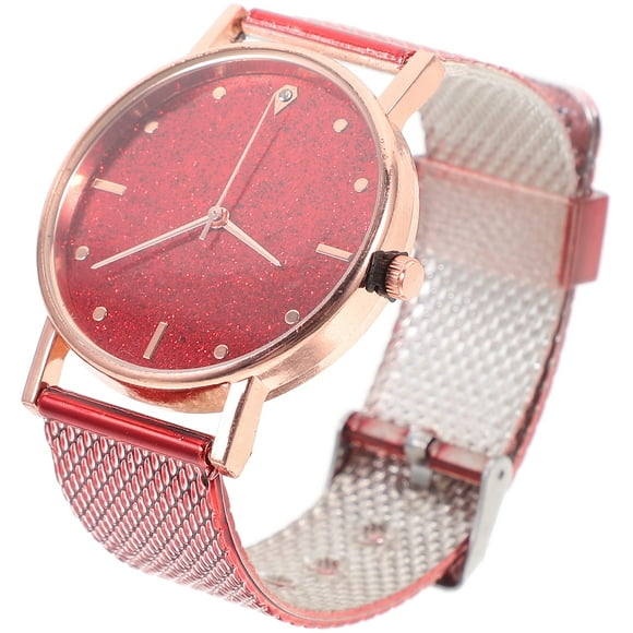 Reloj de pulsera femenina elegante mujer mira lady casual reloj versátil reloj de cinturón versátil