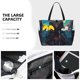 thumbnail image 3 of Disketp Starry Sky Moon Wolf Leader Bolsa de Playa de Gran Capacidad, Bolso Impermeable y a Prueba de Arena para Mujer, Ideal para Playa, Piscina y Natación, 3 of 7