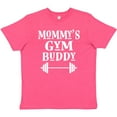 thumbnail image 3 of Inktastic Mommy Gym Buddy Fitness Gift Youth T-Shirt, 3 of 5