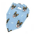 thumbnail image 5 of Bingfone Corgi Dog-Washable Dog Scarf Triangle Adjustable Puppy Bandana Bib Handkerchief For Medium Large Dog Cat, 5 of 9