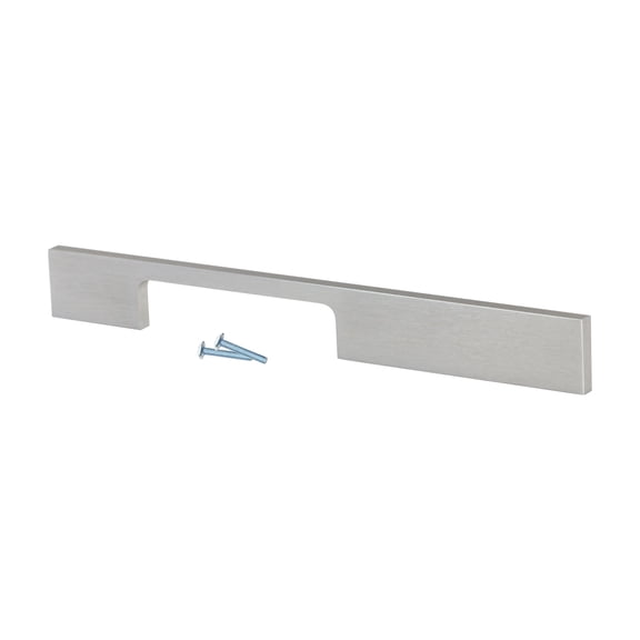 2-Pack Modern Gap Style 6-5/16" (160mm) Inch Center to Center, Overall Length 8-13/16" Brushed Nickel  Cabinet Hardware Pull / Handle