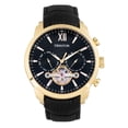 thumbnail image 1 of Reloj HERITOR Arthur Automático Oro Negro Cuero Hombre 45mm, 1 of 3