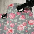 thumbnail image 3 of Ambesonne Flower Grommet Curtain, Romantic Bridal Bouquets, 50" x 108", Dark Coral Sage Green, 3 of 6