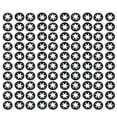 thumbnail image 1 of Unique Bargains 100 Pcs 5mm x 12mm Internal Tooth Starlock Star Lock Locking Washers, 1 of 1