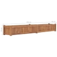 thumbnail image 4 of vidaXL Raised Bed 200x30x25 cm Solid Teak Wood, 4 of 5