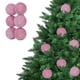 thumbnail image 4 of Adornos para Árbol de Navidad, 6 Piezas En Diseño Flocado, Fáciles de Colgar En Metal, Material Plástico Duradero, Decoraciones Versátiles para Árbol, Pared, Porche, Fiestas Navideñas, Tamaño de 3.94, 4 of 5