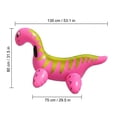 thumbnail image 2 of Dinosaur Pool Float for Kids Inflatable Ride-On Water Toy with Thickened PVC Handle Grip Fun Summer Design for Swimming Pool Lake Beach Backyard Parties, 2 of 6
