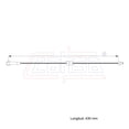 thumbnail image 2 of Cable Chicote Embrague Compatible Con Chevrolet S10 Blazer 1.9L 2.0L 2.8L 1982 1983 CAHSA Cable Chicote Acelerador, 2 of 6