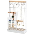 thumbnail image 1 of Organizador de Joyas ProCase Soporte para Collares de 4 Niveles Blanco 20x10x34 cm, 1 of 8