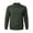 A-Army Green, variant on Sweatshirts for Men Quilted Quarter Zip Pullover Blouse Solid Lapel Collar Long Sleeve Warm Casual Top for Fall Winter Outdoor Wear A-White XXXL