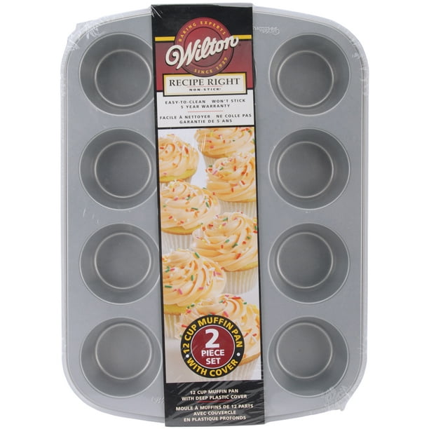 Wilton Recipe Right 12Cavity Covered Muffin Pan 21051832