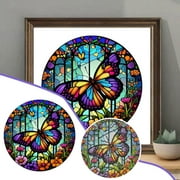 DIY Butterfly Kits for Adults, Acrylic Pendant Hanging Butterfly Ornament, Creative Craft Kit for Home Decor