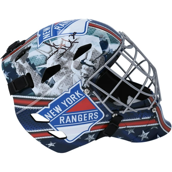 Henrik Lundqvist New York Rangers Autographed Replica Goalie Mask - Fanatics Authentic Certified