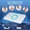 Blue-Ultra Slim (1.75-Inch Height), variant on Sleeping Pillows For & Sleeper Flat Soft Thin Memory Foam Pillow Ultra Low Profile 1.75-inches