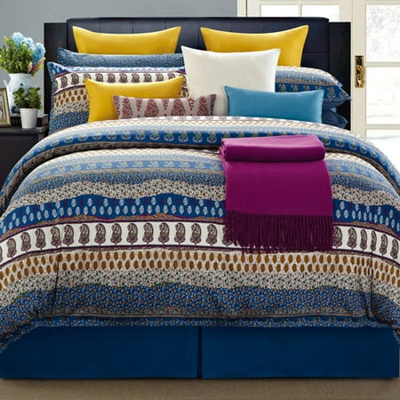 EverRouge Aladdin 300-Thread-Count 8-Piece Cotton Bed in a ...