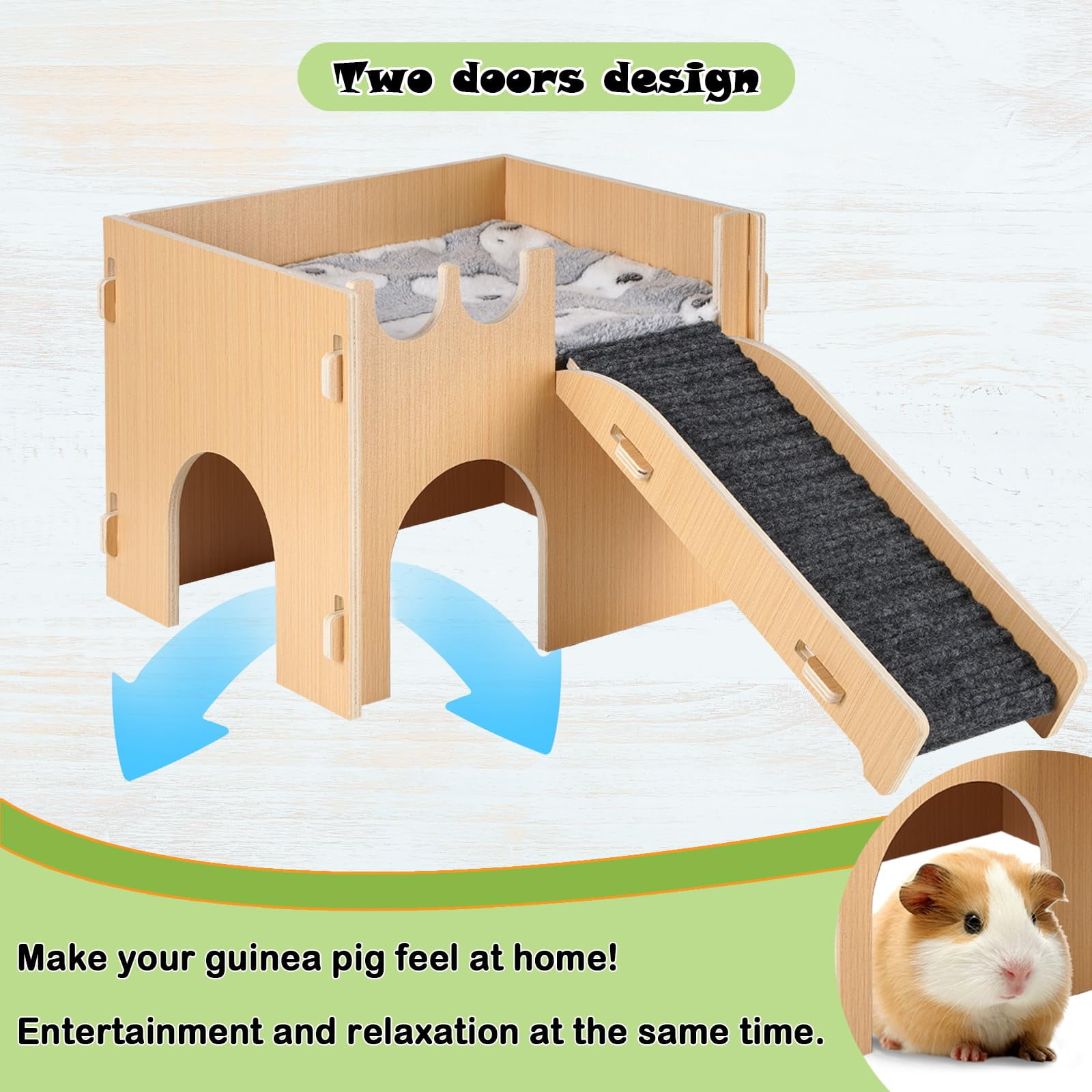Guinea pig castle house hot sale