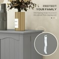thumbnail image 4 of 30" Wide, Black MDF - 6 - tier Large Capacity - In Kitchen or Dining - Store Cookbooks and Dry Goods, 4 of 5