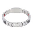 thumbnail image 3 of Titanium Steel Magnet Bracelet Waterproof Healthy Care Fatigue Relief Reduce Pain for Men Silver, 3 of 5