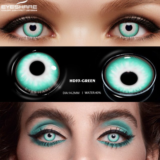 EYESHARE-lentillas de colores para Halloween, lentes de contacto de colores para Cosplay, accesorios de Anime, 1 par