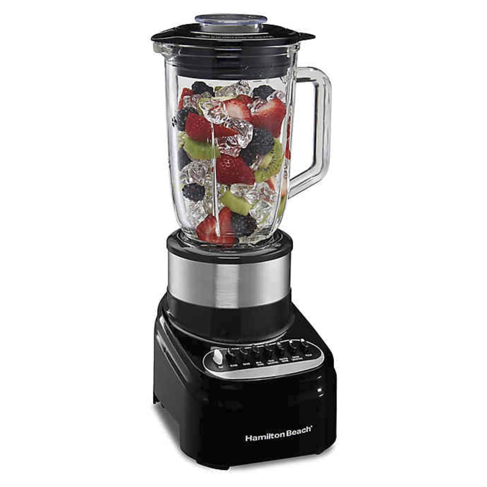 Hamilton Beach 7 Speeds MultiMix Glass Jar Blender, 800 Watts Peak
