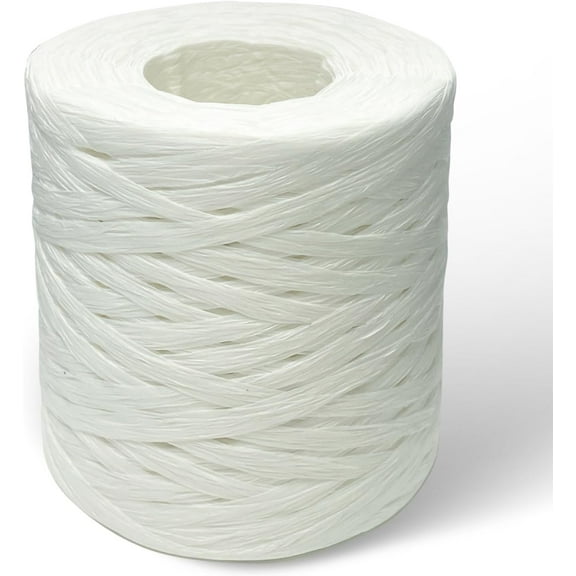 Creatrill 218 Yards Raffia Paper Craft Ribbon Packing Paper Twine, 1/4 Inch by 218 Yards