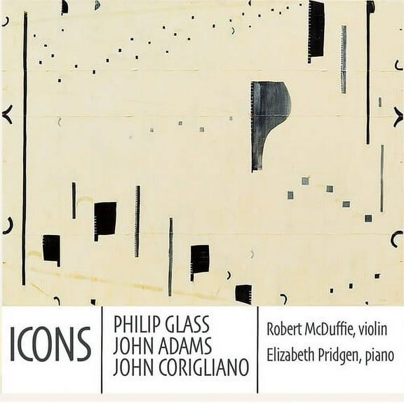 Robert McDuffie - ICONS: Philip Glass, John Adams, & John Corigliano - Music & Performance - CD