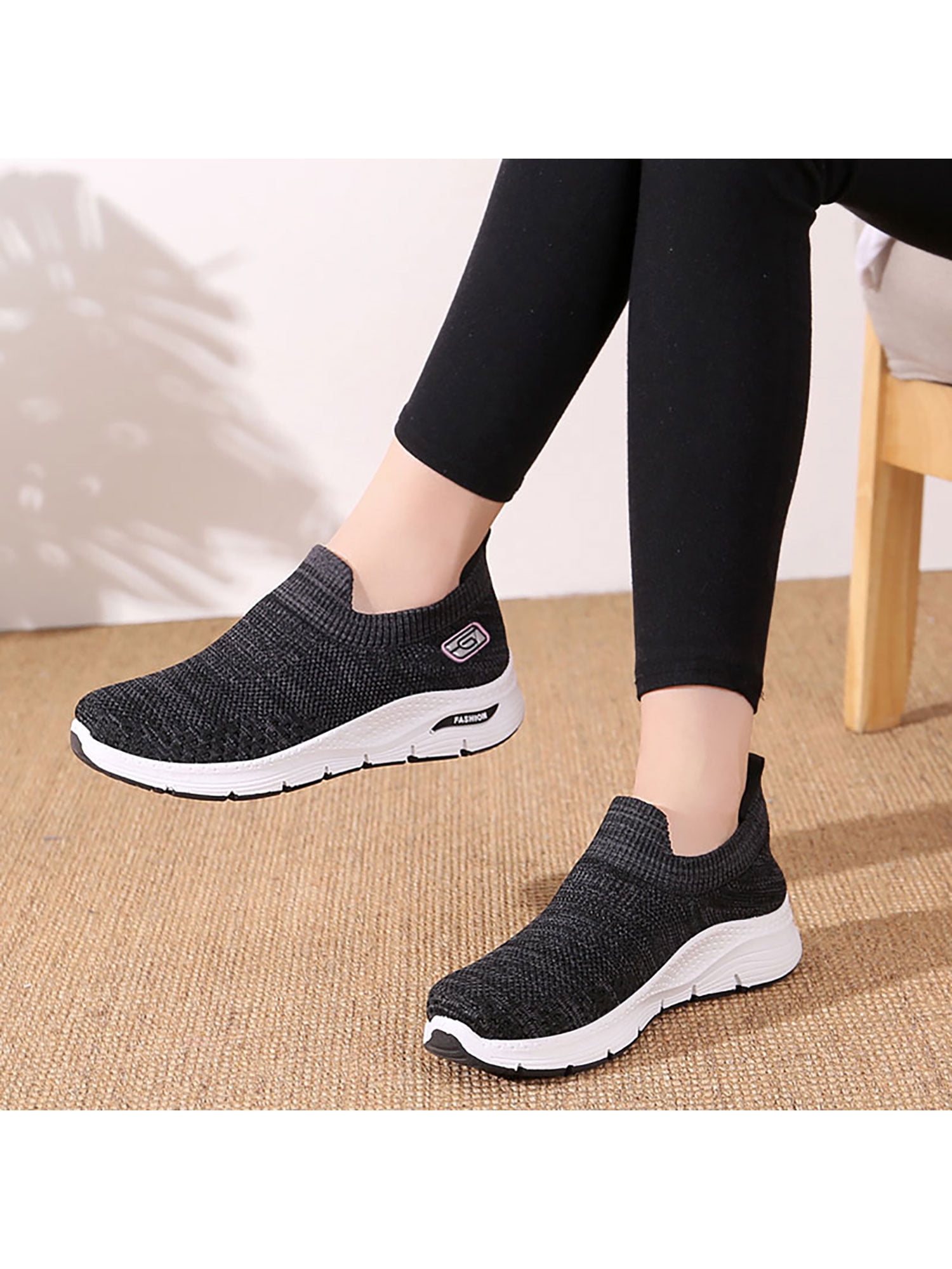 Women's Sock Shoes Sneakers Running Shoes Casual Boots Breathable Sports Fashion