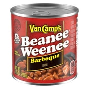 Van Camp's Barbeque Beanee Weenee, 13g Protein Per Serving, Canned Food, 7.75 oz. Can