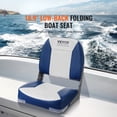 thumbnail image 2 of Vevor ZDCZYDKB1J008NUH0V0 18.9 in. Low Back Seat Folding Boat Chair with Thickened Sponge Padding & Hinge, 2 of 5